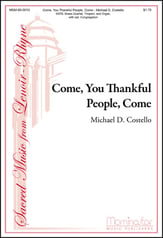 Come, You Thankful People, Come SATB choral sheet music cover